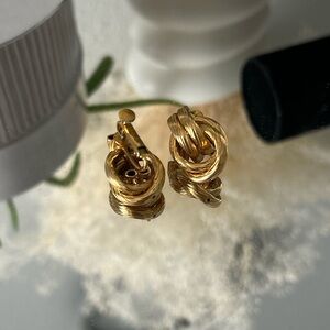 Napier Twisted Gold Earrings